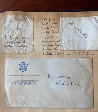 WWII ERA NURSE'S SCRAPBOOK OF LETTERS AND PHOTOS