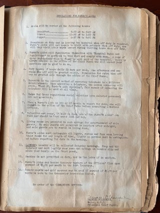 WWII ERA NURSE'S SCRAPBOOK OF LETTERS AND PHOTOS