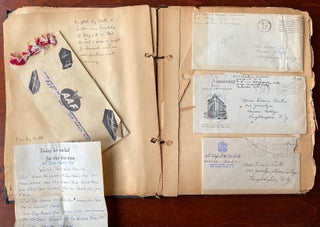 WWII ERA NURSE'S SCRAPBOOK OF LETTERS AND PHOTOS