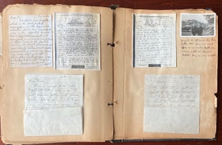 WWII ERA NURSE'S SCRAPBOOK OF LETTERS AND PHOTOS