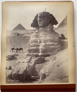 Item #542 1880s ALBUMEN PHOTO ALBUM ALGIERS EGYPT PALESTINE - LEROUX, SEBAH, BONFILS