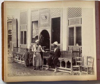 1880s ALBUMEN PHOTO ALBUM ALGIERS EGYPT PALESTINE - LEROUX, SEBAH, BONFILS