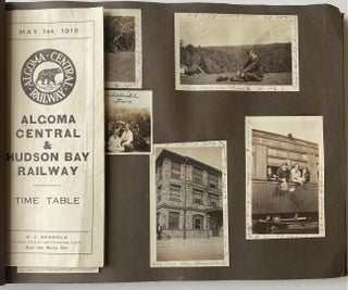 1918-1920 PROMINENT DETROIT FAMILY TRAVELS - CALIFORNIA TEXAS CANADA etc PHOTO ALBUM
