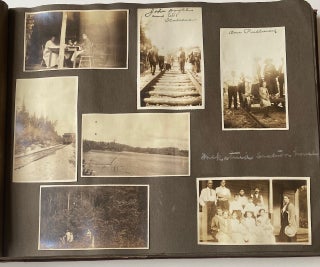 1918-1920 PROMINENT DETROIT FAMILY TRAVELS - CALIFORNIA TEXAS CANADA etc PHOTO ALBUM