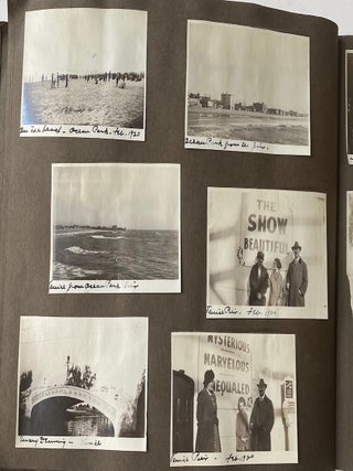 1918-1920 PROMINENT DETROIT FAMILY TRAVELS - CALIFORNIA TEXAS CANADA etc PHOTO ALBUM
