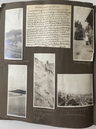 1918-1920 PROMINENT DETROIT FAMILY TRAVELS - CALIFORNIA TEXAS CANADA etc PHOTO ALBUM