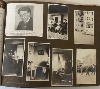 1918-1920 PROMINENT DETROIT FAMILY TRAVELS - CALIFORNIA TEXAS CANADA etc PHOTO ALBUM
