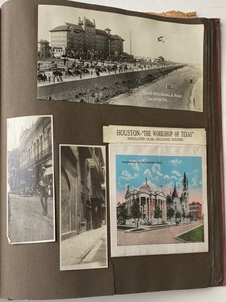 1918-1920 PROMINENT DETROIT FAMILY TRAVELS - CALIFORNIA TEXAS CANADA etc PHOTO ALBUM