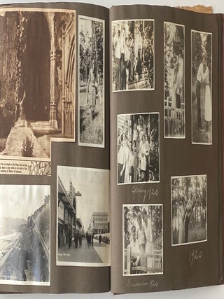 1918-1920 PROMINENT DETROIT FAMILY TRAVELS - CALIFORNIA TEXAS CANADA etc PHOTO ALBUM
