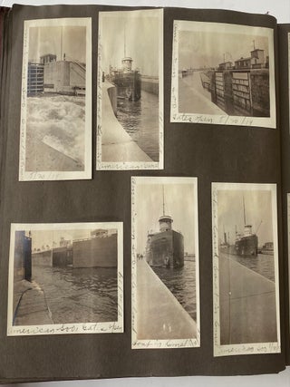 1918-1920 PROMINENT DETROIT FAMILY TRAVELS - CALIFORNIA TEXAS CANADA etc PHOTO ALBUM