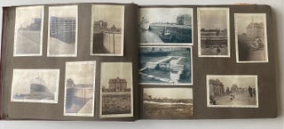 1918-1920 PROMINENT DETROIT FAMILY TRAVELS - CALIFORNIA TEXAS CANADA etc PHOTO ALBUM