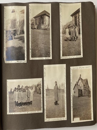 1918-1920 PROMINENT DETROIT FAMILY TRAVELS - CALIFORNIA TEXAS CANADA etc PHOTO ALBUM