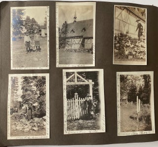 1918-1920 PROMINENT DETROIT FAMILY TRAVELS - CALIFORNIA TEXAS CANADA etc PHOTO ALBUM