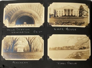 BUDDING PHOTOGRAPHER PHOTO ALBUM NYC, WASHINGTON DC, etc 1934-1936