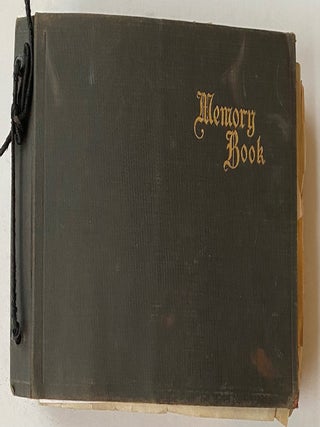 WWI era TEENAGE GIRL'S SCRAPBOOK PHOTO ALBUM - WORLD WAR I REFERENCES - IOWA