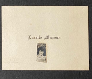 WWI era TEENAGE GIRL'S SCRAPBOOK PHOTO ALBUM - WORLD WAR I REFERENCES - IOWA