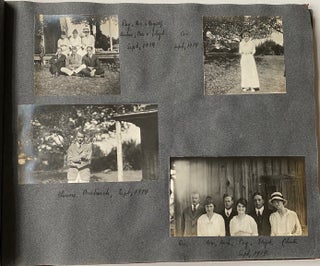 1913-1935 WELL-TO-DO LITCHFIELD CT FAMILY PHOTO ALBUM - TRIP TO YOSEMITE AND MORE - ANNOTATED
