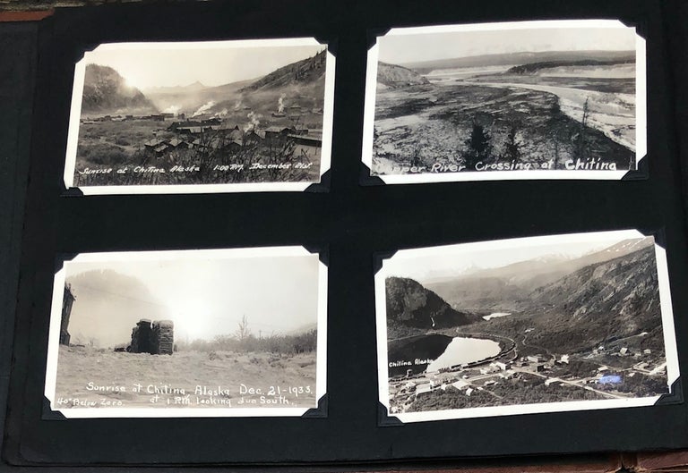 Item #57 ALASKA 1930s/1940s CHITINA McKINLEY MILITARY PHOTO ALBUM