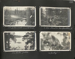BOY'S SUMMER CAMP and TRAVEL PHOTO ALBUM 1908-1917 - 1100 PHOTOS