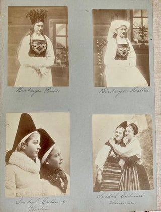 DENMARK NORWAY SWEDEN PHOTO ALBUM c. 1880s