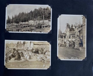 1920s PHOTO ALBUM CALIFORNIA ALASKA - WARREN HARDING