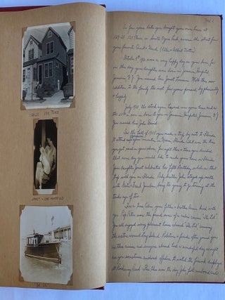 SWEET PHOTO ALBUM & HANDWRITTEN DIARY DOCUMENTING 40 YEARS OF MARRIAGE