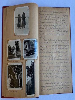 SWEET PHOTO ALBUM & HANDWRITTEN DIARY DOCUMENTING 40 YEARS OF MARRIAGE