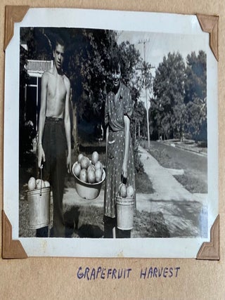 SWEET PHOTO ALBUM & HANDWRITTEN DIARY DOCUMENTING 40 YEARS OF MARRIAGE