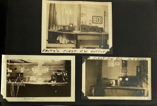 1924 HIKE ACROSS AMERICA PHOTO ALBUM - CALIFORNIA - HAM RADIO - AVIATION - WV COAL MINES