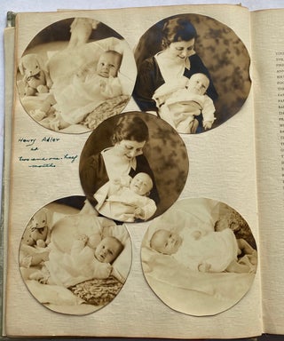 Item #578 1930 SCRAPBOOK/PHOTO ALBUM of a JEWISH BABY BOOK - BIRTH TO AGE 5, ST LOUIS MO