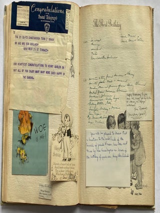 1930 SCRAPBOOK/PHOTO ALBUM of a JEWISH BABY BOOK - BIRTH TO AGE 5, ST LOUIS MO