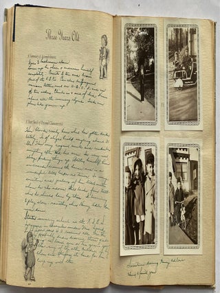 1930 SCRAPBOOK/PHOTO ALBUM of a JEWISH BABY BOOK - BIRTH TO AGE 5, ST LOUIS MO