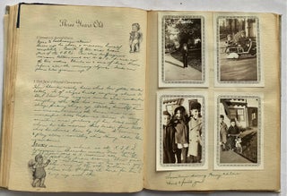 1930 SCRAPBOOK/PHOTO ALBUM of a JEWISH BABY BOOK - BIRTH TO AGE 5, ST LOUIS MO