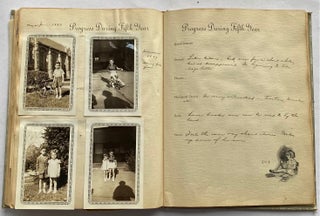 1930 SCRAPBOOK/PHOTO ALBUM of a JEWISH BABY BOOK - BIRTH TO AGE 5, ST LOUIS MO
