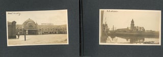 1912 PHOTO ALBUM - CIVIL WAR RENACTMENT, BANGOR MAINE, ATHOL MA - GREAT PICS