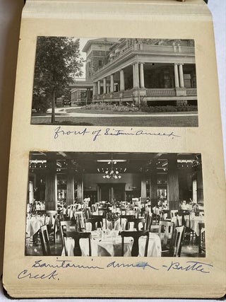 NEBRASKA MEDICAL HOSPITAL SANITARIUM & MIDWEST TRAVEL EARLY 1900s - 1920s PHOTO ALBUM