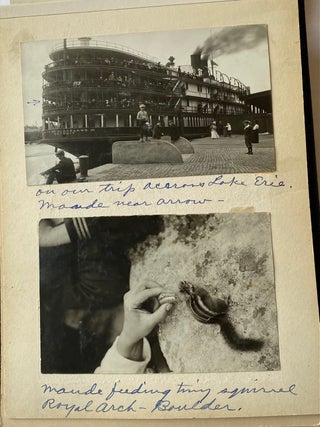 NEBRASKA MEDICAL HOSPITAL SANITARIUM & MIDWEST TRAVEL EARLY 1900s - 1920s PHOTO ALBUM