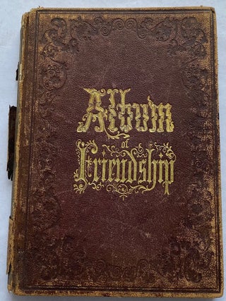 1850s FRIENDSHIP ALBUM - HANDWRITTEN NOTES to REBECCA PARRY - PENNSYLVANIA