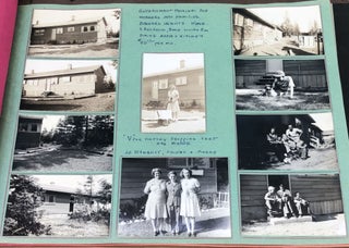 WWII NAVAL WORKER IN ORCHARD HEIGHTS,WASHINGTON BEAUTIFULLY ANNOTATED PHOTO ALBUM