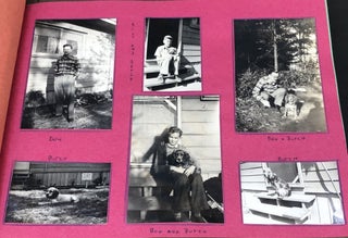 WWII NAVAL WORKER IN ORCHARD HEIGHTS,WASHINGTON BEAUTIFULLY ANNOTATED PHOTO ALBUM