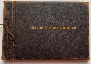 1910 PHOTO ALBUM - CRESCENT PORTLAND CEMENT CO. OHIO etc