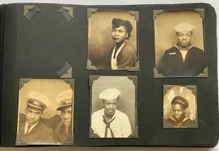 AFRICAN AMERICAN SAILOR on USS DUTCHESS WWII PHOTO ALBUM & DIARY