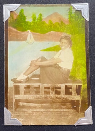 AFRICAN AMERICAN SAILOR on USS DUTCHESS WWII PHOTO ALBUM & DIARY