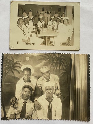 AFRICAN AMERICAN SAILOR on USS DUTCHESS WWII PHOTO ALBUM & DIARY