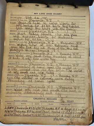 AFRICAN AMERICAN SAILOR on USS DUTCHESS WWII PHOTO ALBUM & DIARY