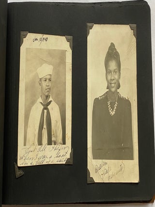 AFRICAN AMERICAN SAILOR on USS DUTCHESS WWII PHOTO ALBUM & DIARY