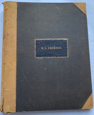 19th CENTURY HERBARIUM - PRESSED PLANT SPECIMANS SCRAPBOOK