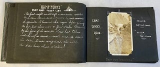 DELIGHTFUL ANNOTATED 1928 HONEYMOON PHOTO ALBUM - CAMP PERRY