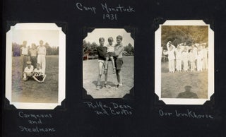 BOY PHOTOGRAPHER at SUMMER CAMP and TRAVELS 1929-1932 PHOTO ALBUM