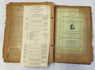CELLIST HELEN DONOVAN SCRAPBOOK - BOSTON UNIVERSITY WOMEN'S COUNCIL